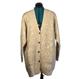 Billy Reid Billy Reid Longline Boyfriend Cardigan Wool Large New $498